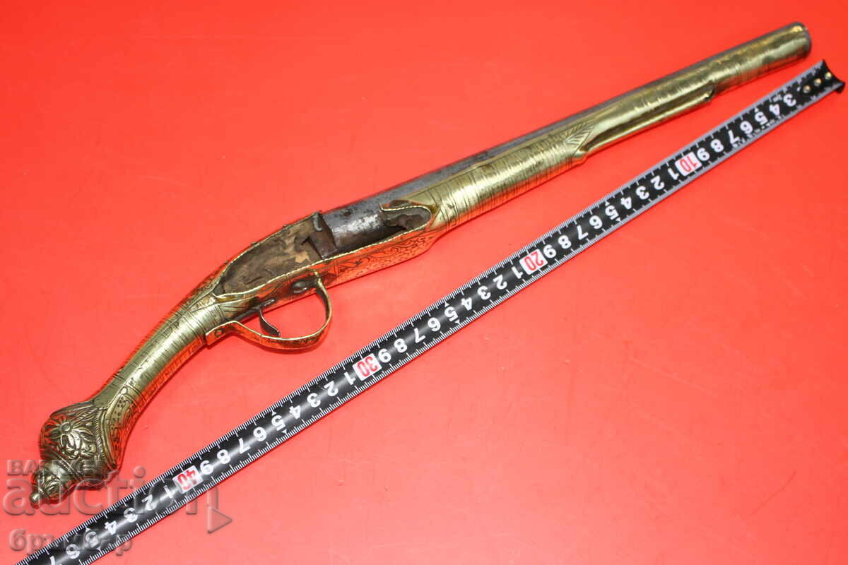 Flintlock pistol, flintlock, without mechanism Flintlock pistol, flintlock, without mechanism