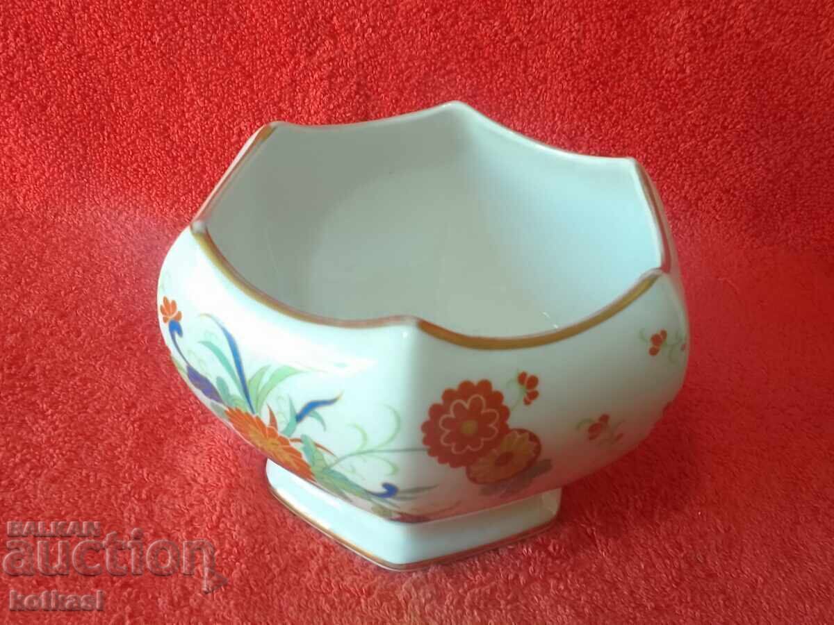 Παλιά πορσελάνινη εξαγωνική Βάζο Γλάστρα Rosenthal Hexagon - 7