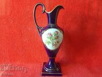 Lindner Cană din porțelan Star Cobalt aurit Germania de Vest H-31