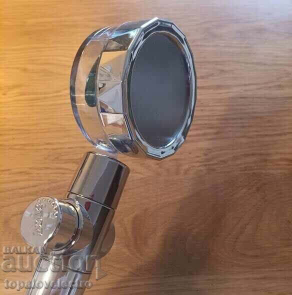 Shower head with turbo fan and filter - 360° rotating model - 7 Shower head with turbo fan and filter - 360° rotating model - 7