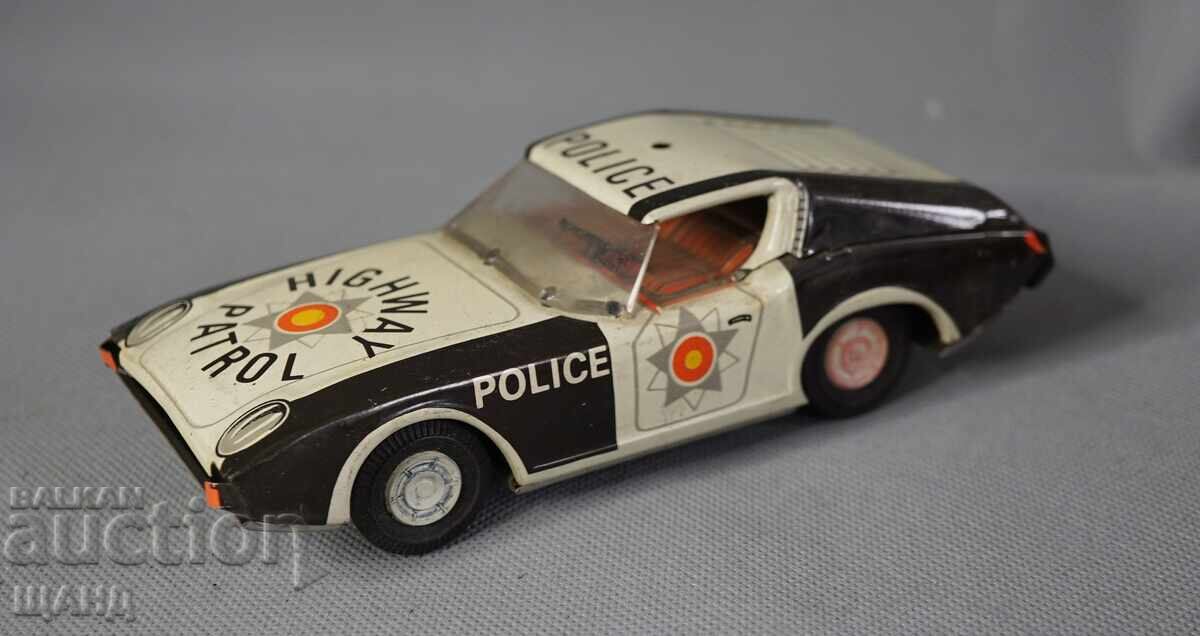 EHRI Παλιό Γερμανικό μεταλλικό καρότσι μοντέλο αυτοκινήτου Αστυνομία