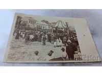 Снимка Военен молебен на площада