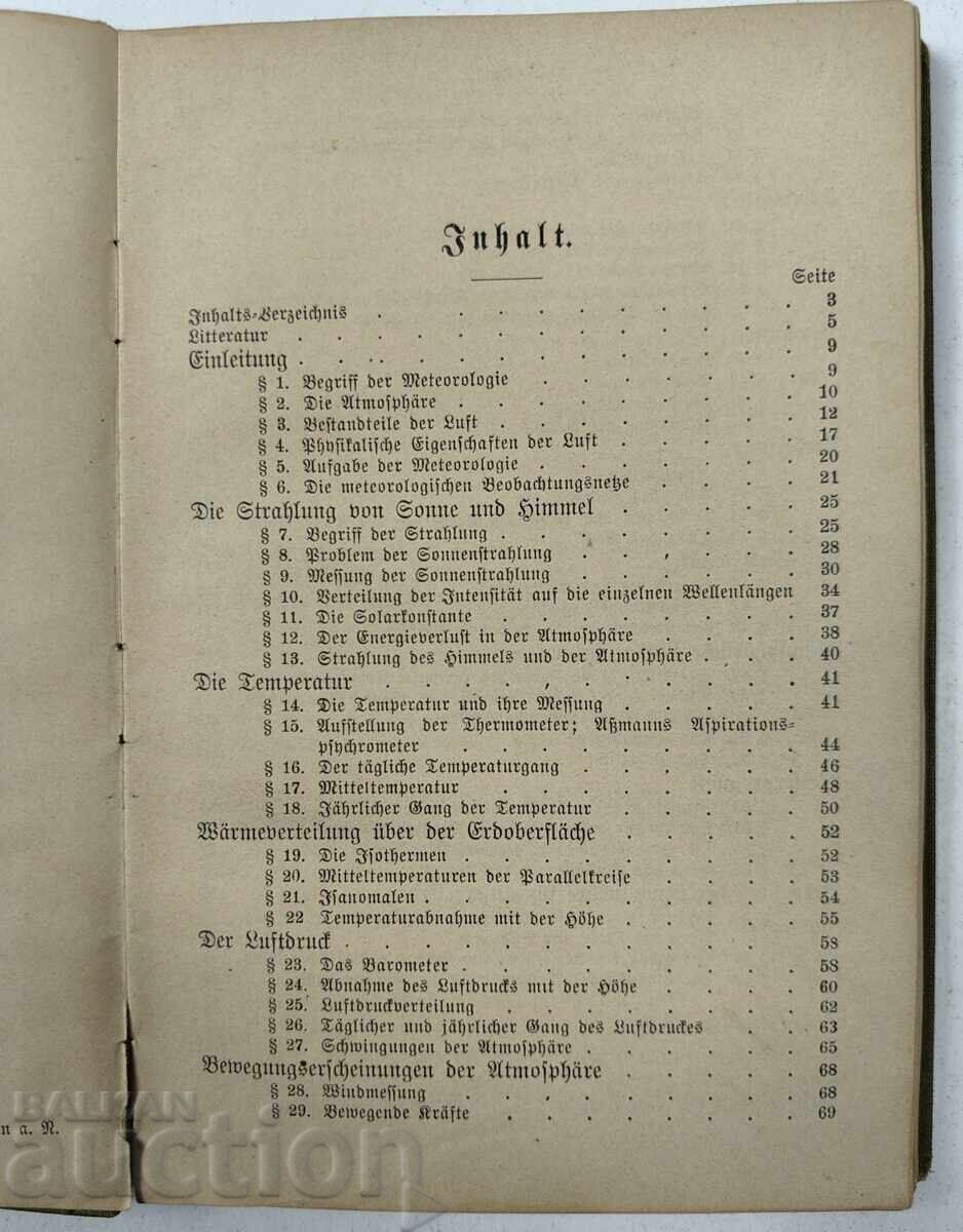 1896 METEOROLOGIE LIMBA GERMANĂ - 5