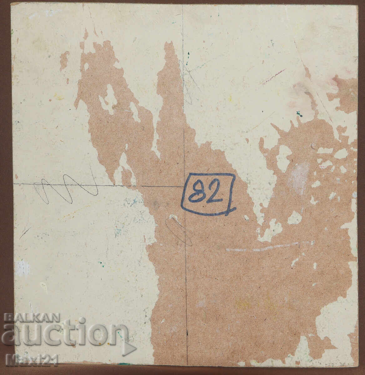 Oil painting lonely tree landscape - 5