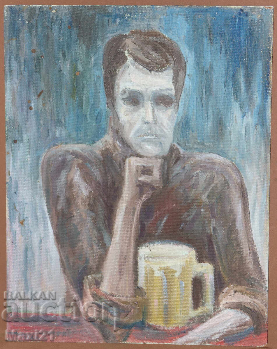 Oil painting portrait with price 200.00 BGN | € 102.26