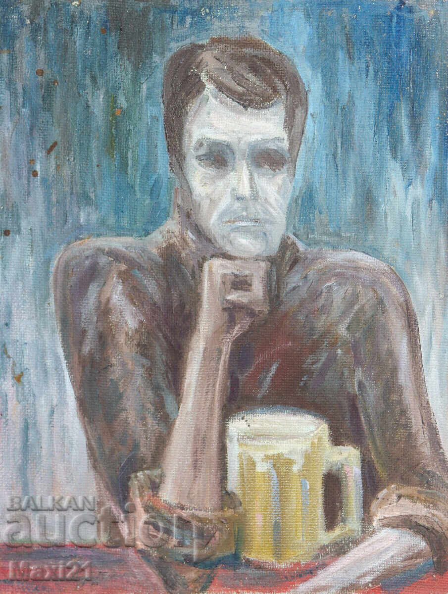 Oil painting portrait