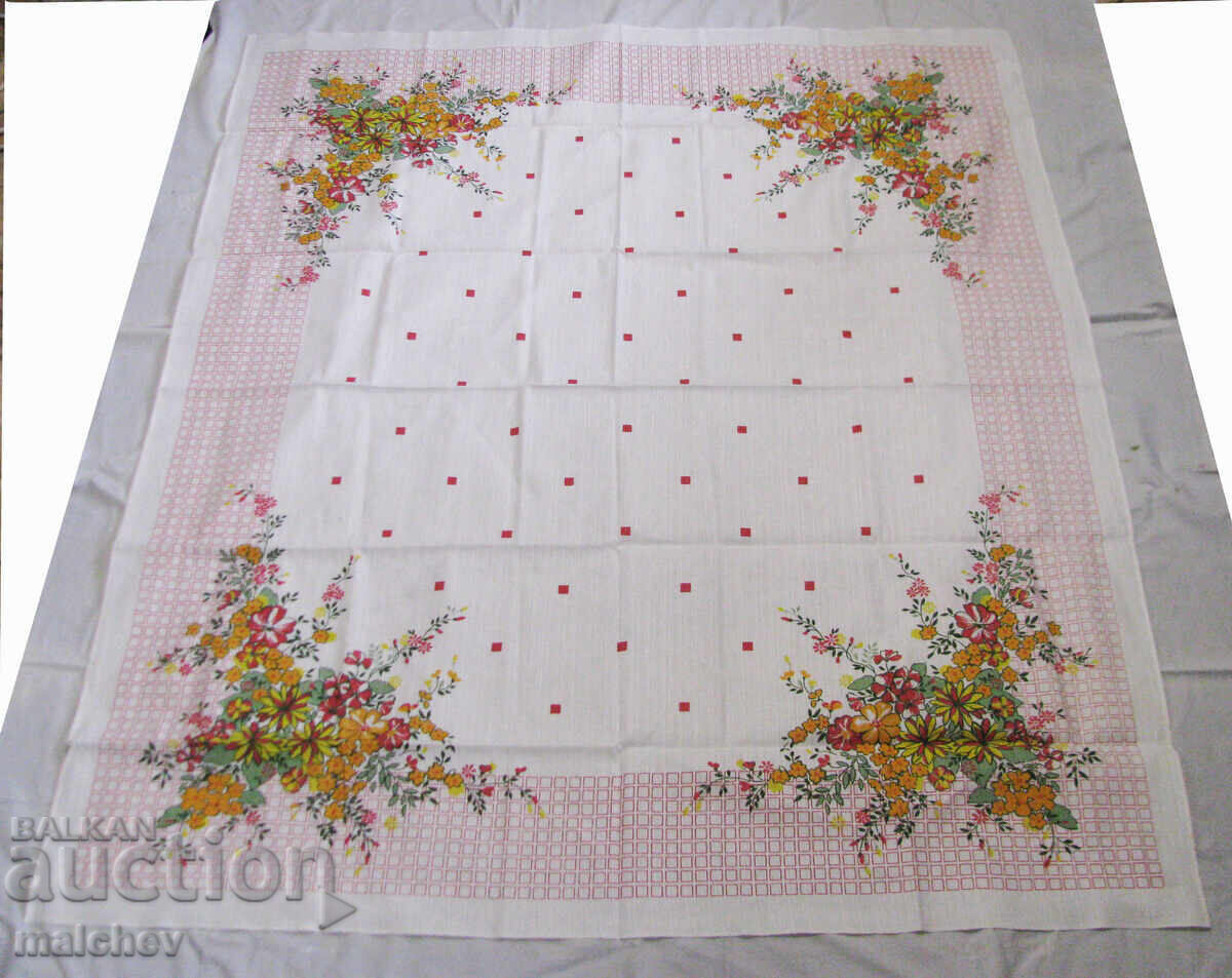 Παλιά λινή τραπεζοκαλύπτρα 120/142 εκ άριστη αχρησιμοποίητη με τιμή 6.00 BGN | € 3.07 Παλιά λινή τραπεζοκαλύπτρα 120/142 εκ άριστη αχρησιμοποίητη με τιμή 6.00 BGN | € 3.07