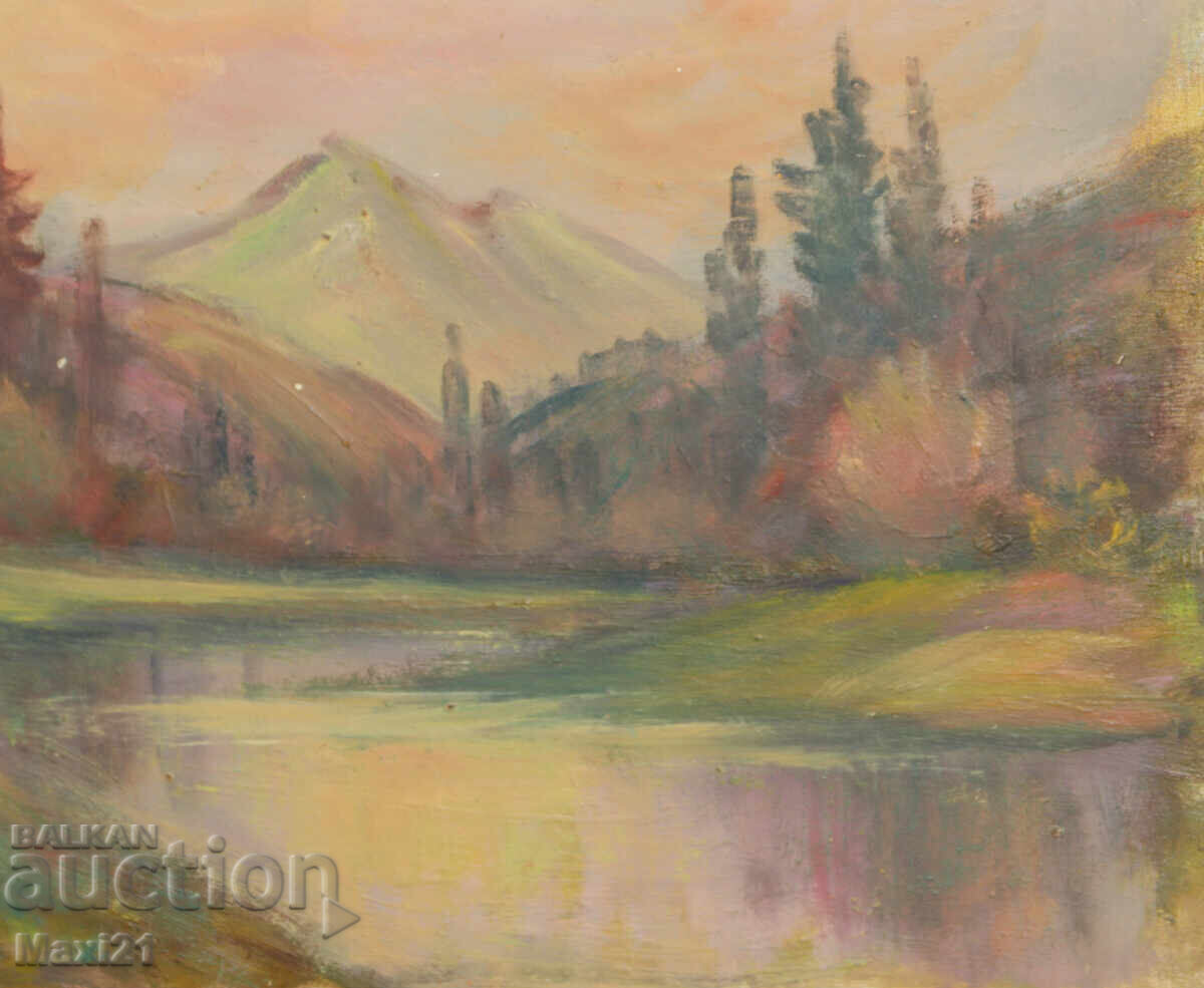 Маслена картина есенен пейзаж - 5 Маслена картина есенен пейзаж - 5