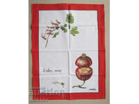 Παλιά βαμβακερή πετσέτα 2 καλύμματα χαλί 59/78 εκ., καινούργιο άριστο