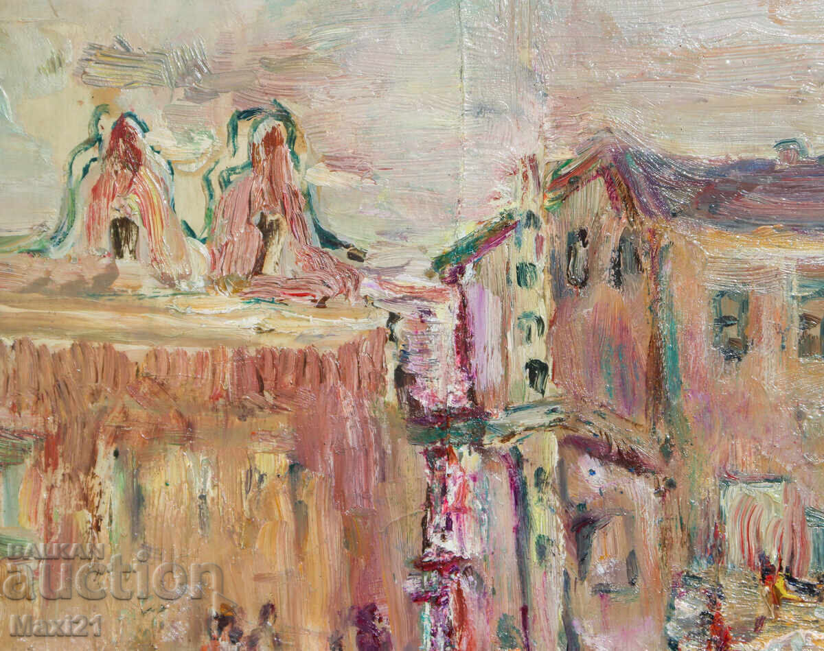 Παράδοση Ελαιογραφία αστικού τοπίου