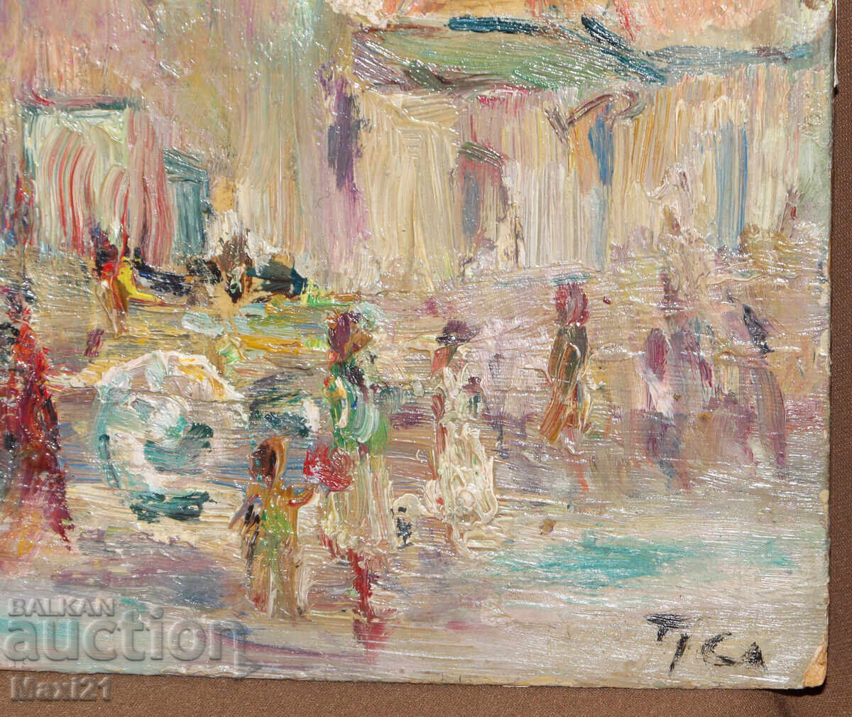 Ελαιογραφία αστικού τοπίου - 6