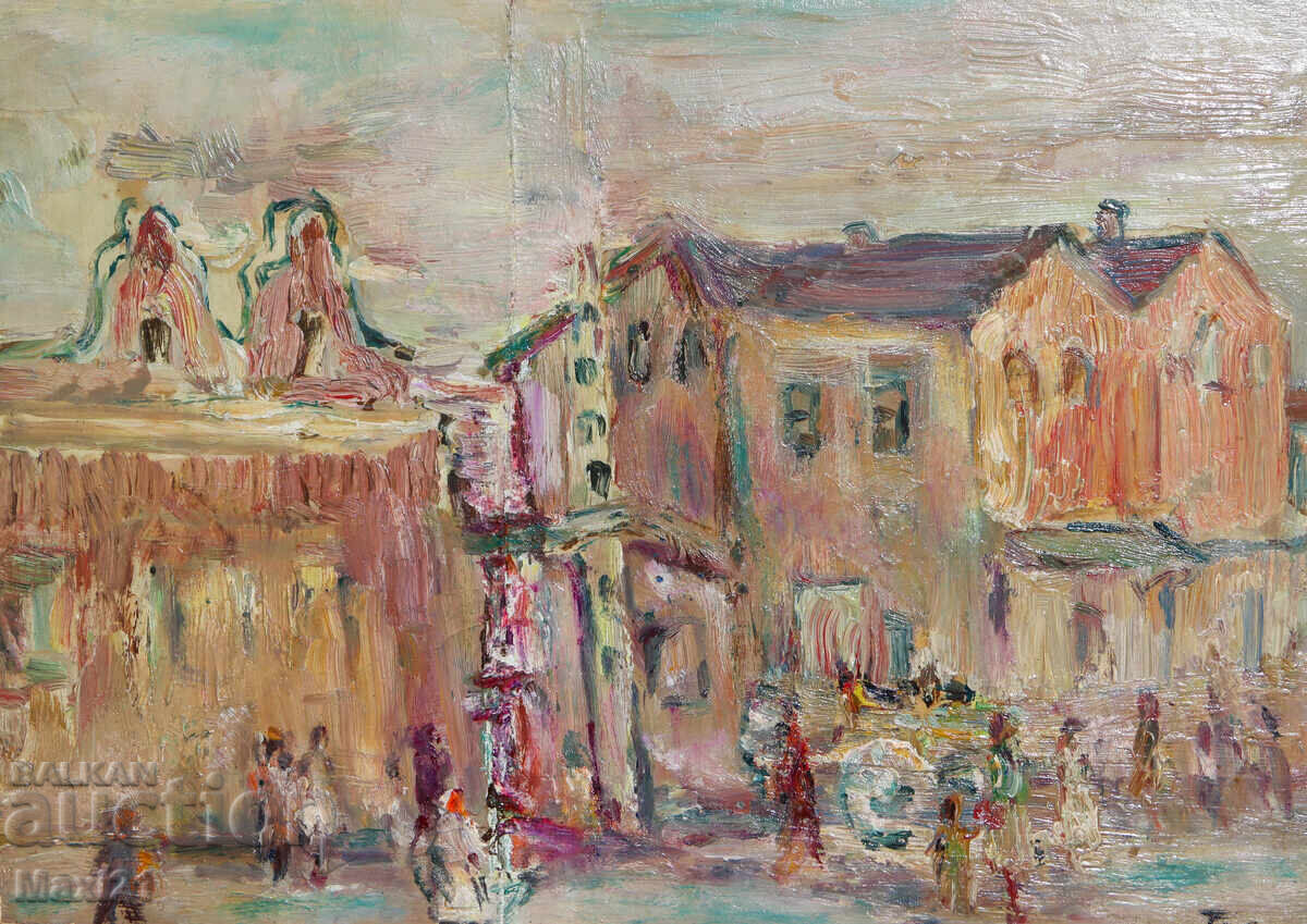 Ελαιογραφία αστικού τοπίου