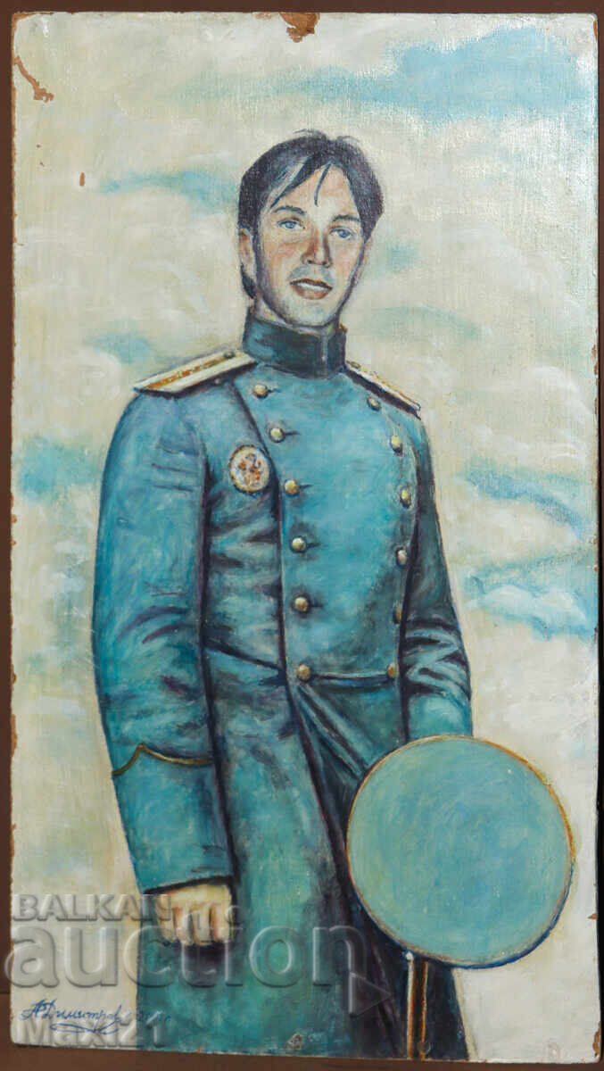 Ελαιογραφία πορτρέτο 2001 με τιμή 250.00 BGN | € 127.82