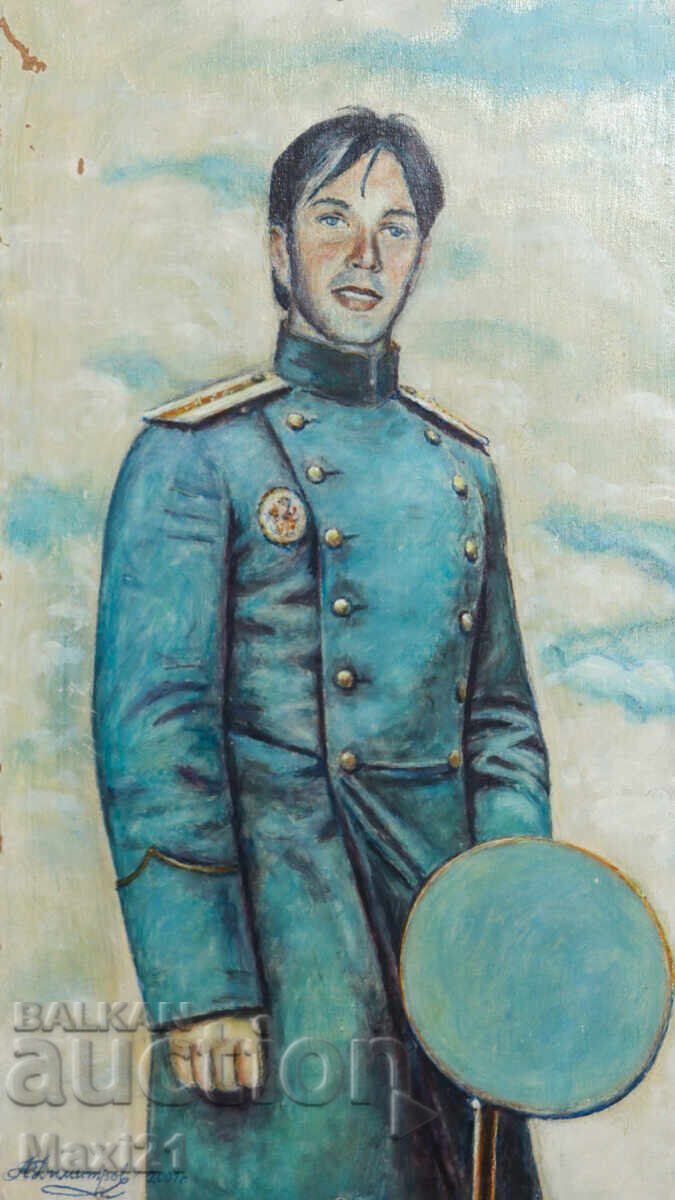 Δημοπρασία Ελαιογραφία πορτρέτο 2001