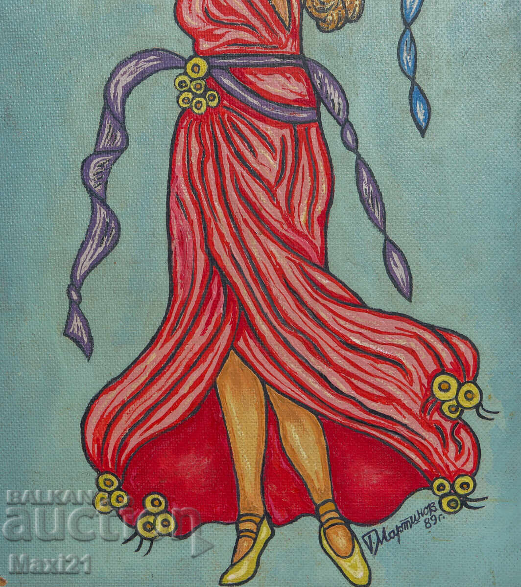 Ελαιογραφία πορτρέτο 1989 - 5