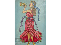 Oil painting portrait 1989