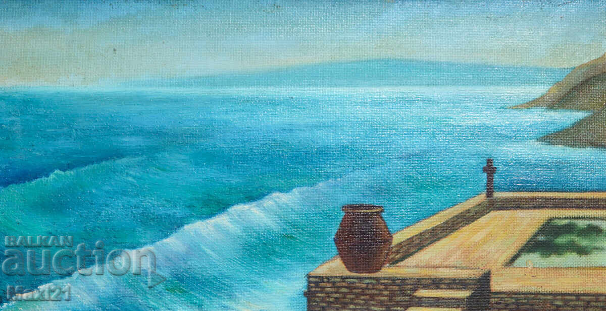 Oil painting seascape