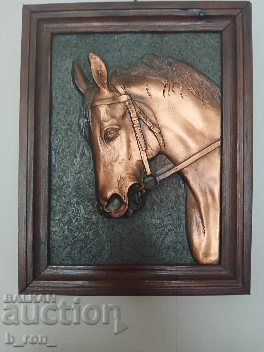 Παλαιό ανάγλυφο έργο ζωγραφικής