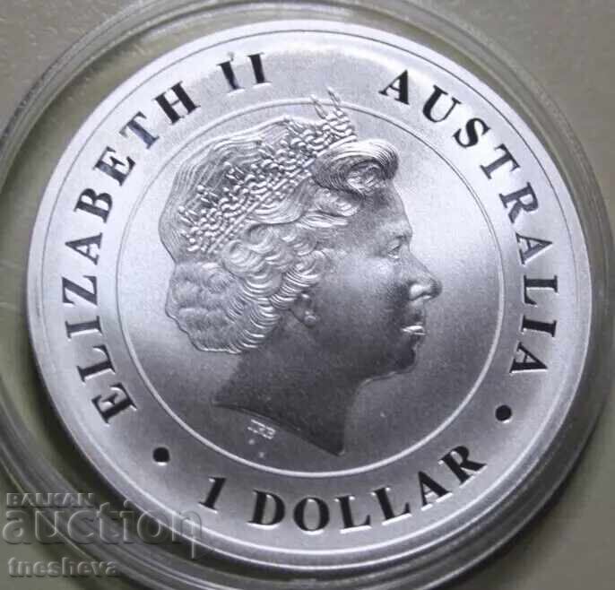 1oz. Silver "Australian Crocodile" - 2014 with price 178.00 BGN | € 91.01 1oz. Silver "Australian Crocodile" - 2014 with price 178.00 BGN | € 91.01