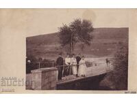 Ευχετήρια κάρτα Βασίλειο Βουλγαρίας Στη γέφυρα Ταξιδεμένη ΤΚ