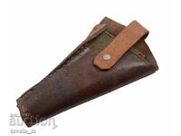 Leather gun holster