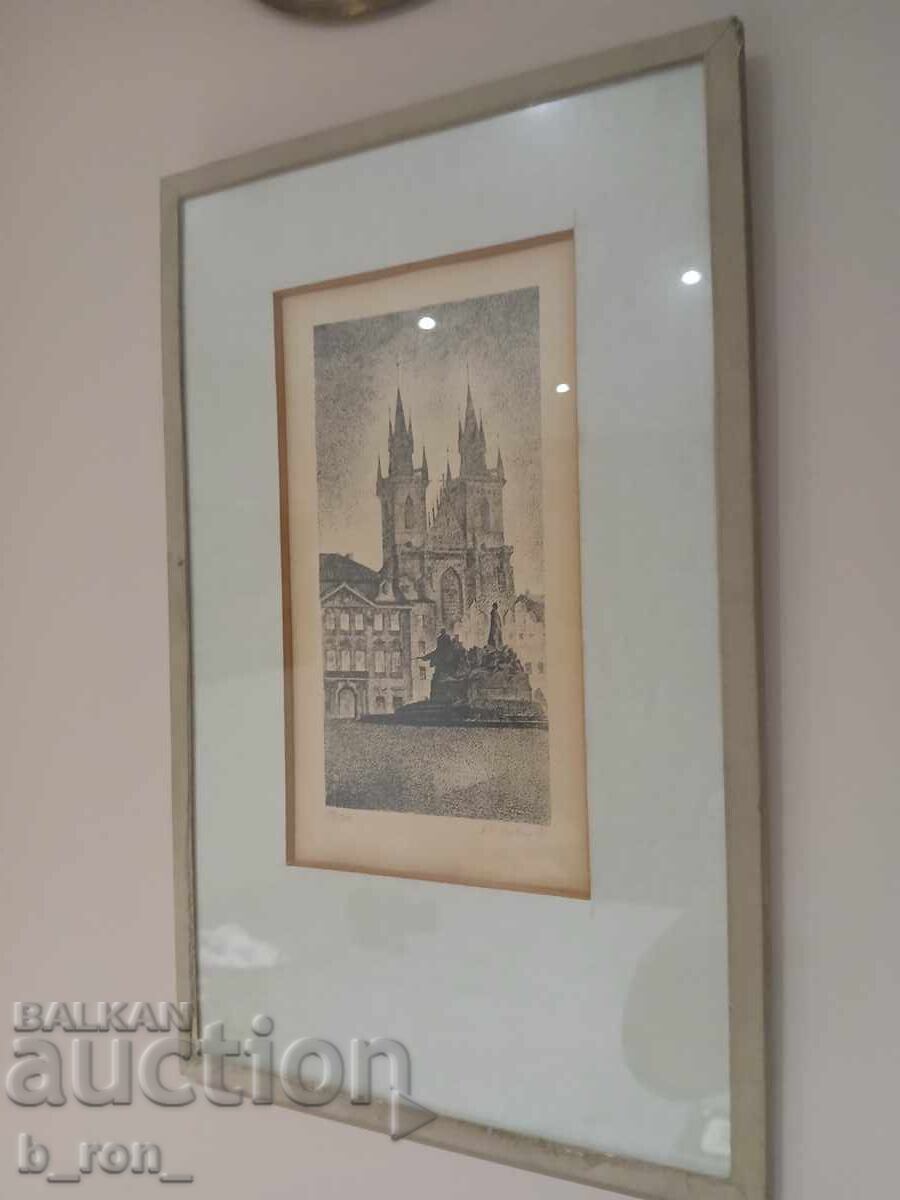 Litografia veche - 5