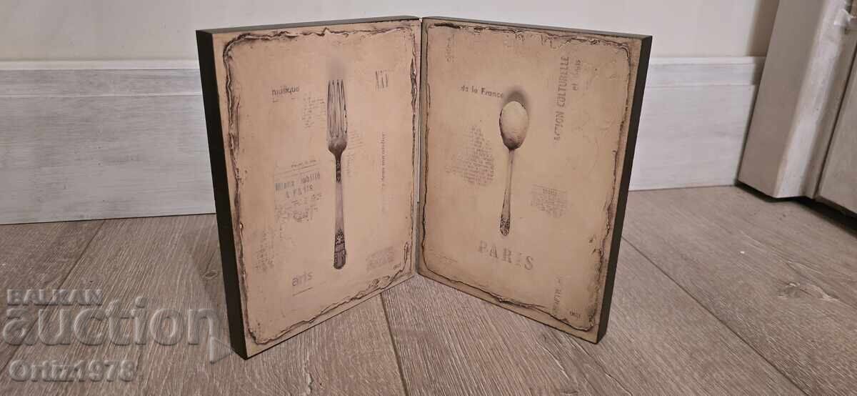 Set of two paintings, rustic style - 5