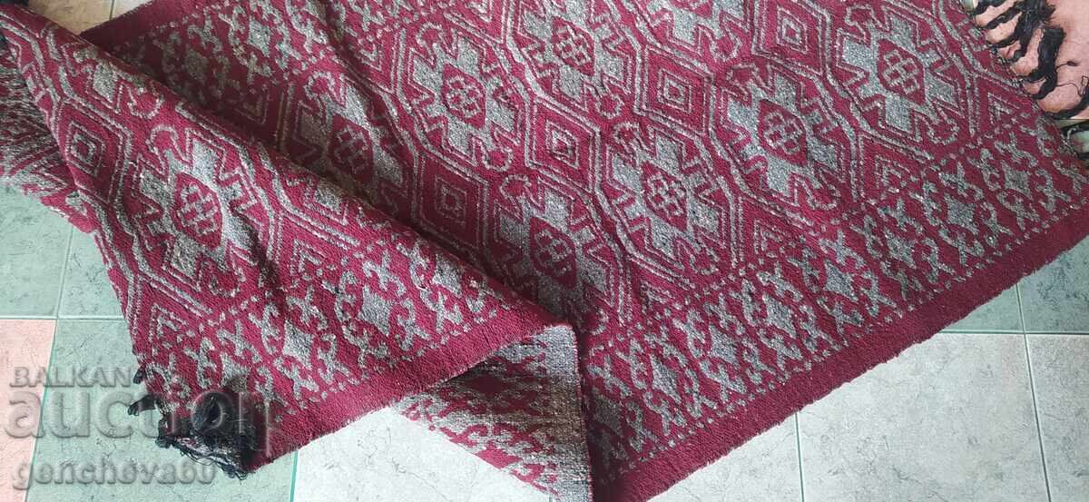 Old woven wool rug 90/170cm - 5
