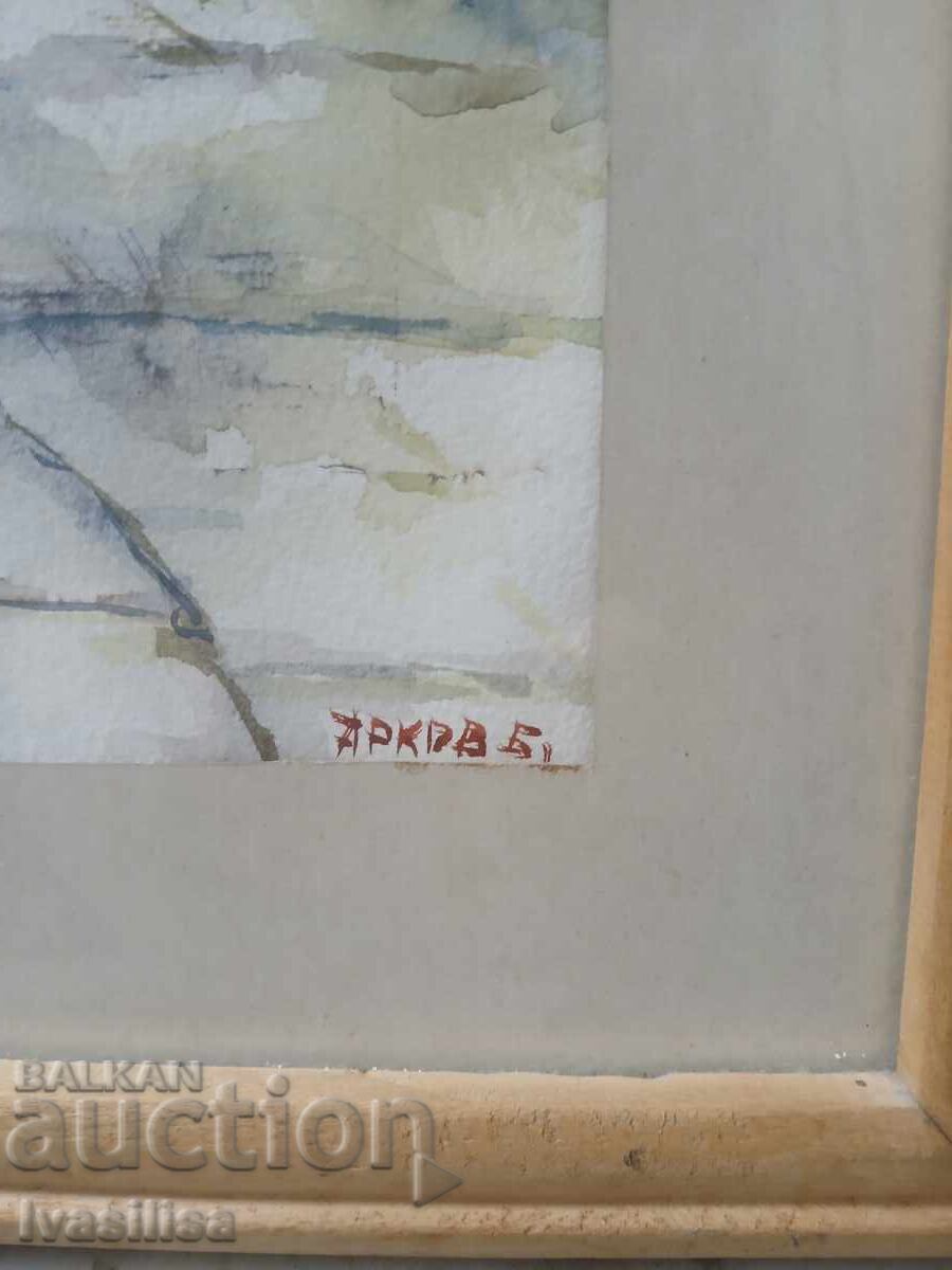 Доставка на Картина български възрожденски къщи.