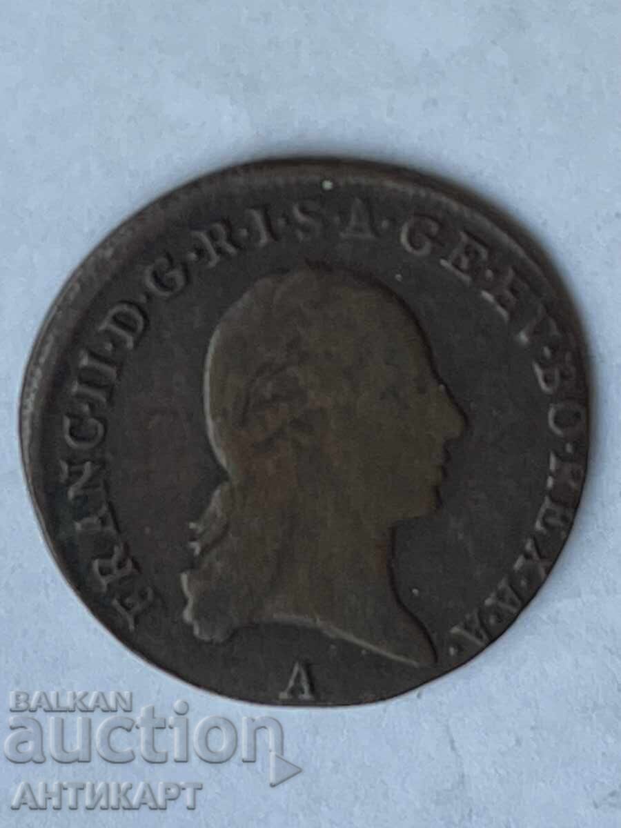 Row of copper coin Austria 1 kreuzer 1800 with price 9.00 BGN | € 4.60 Row of copper coin Austria 1 kreuzer 1800 with price 9.00 BGN | € 4.60