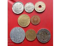 Mixed lot of 8 coins