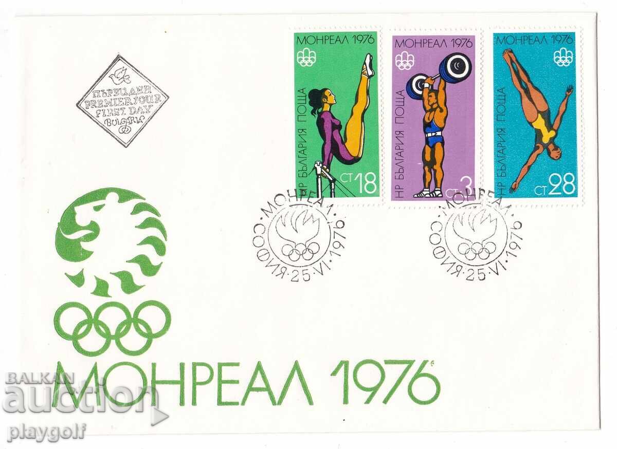 First Day Cover MONTREAL 1976 3 18 28 st First Day Cover MONTREAL 1976 3 18 28 st