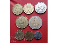 Mixed lot of 8 coins