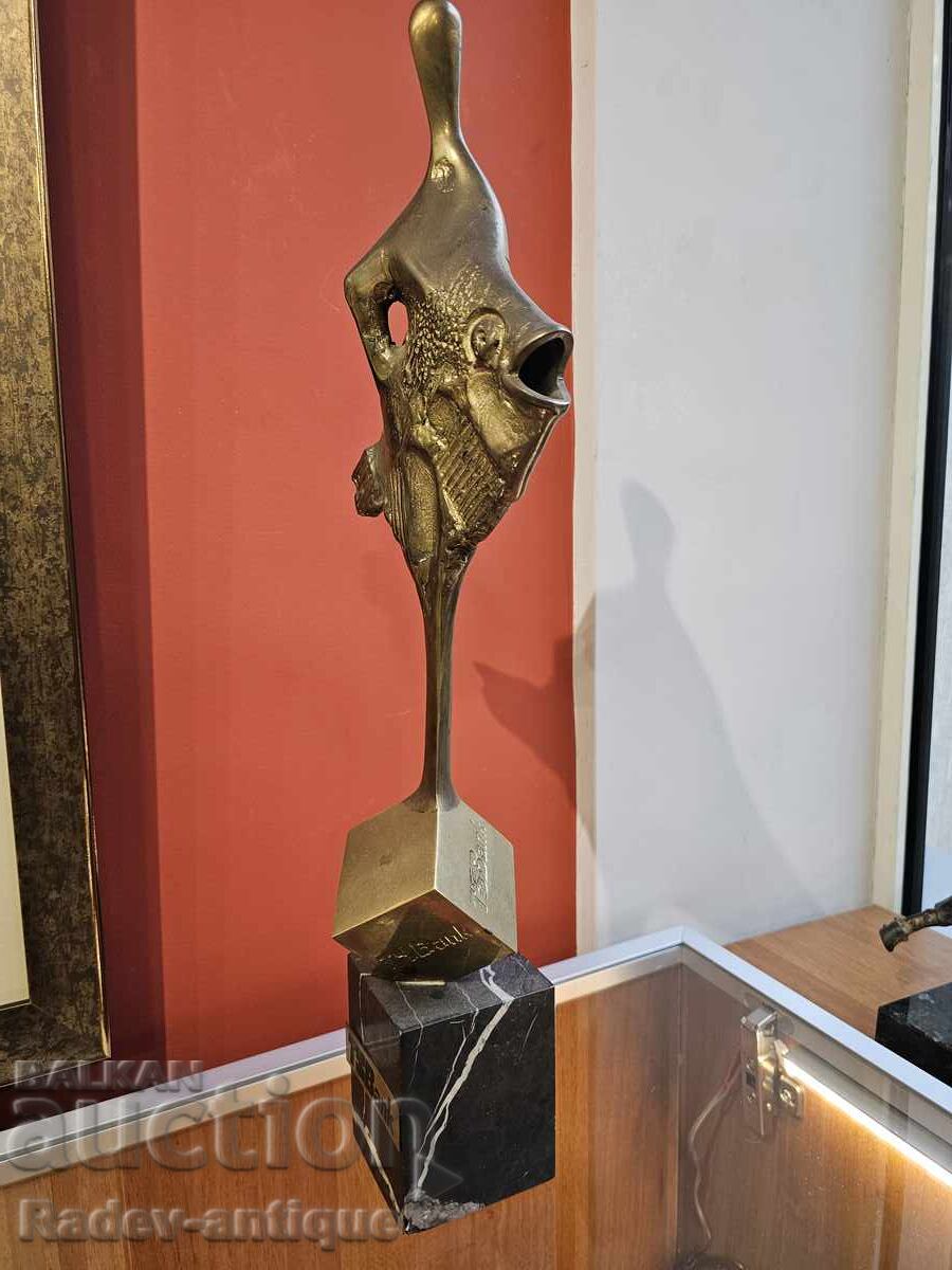 Vezhdi Rashidov - bronze sculpture, figure, fish 51 cm with price 1425.00 BGN | € 728.60 Vezhdi Rashidov - bronze sculpture, figure, fish 51 cm with price 1425.00 BGN | € 728.60