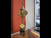 Vezhdi Rashidov - bronze sculpture, figure, fish 51 cm