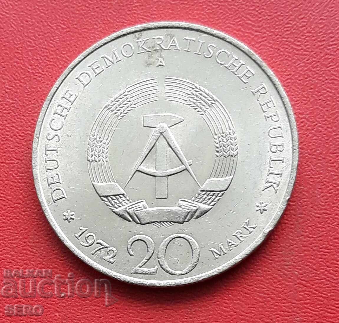 Γερμανία-GDR-20 μάρκα 1972-Wilhelm Peak