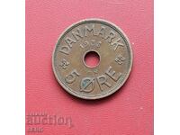 Denmark - 5 Øre 1938
