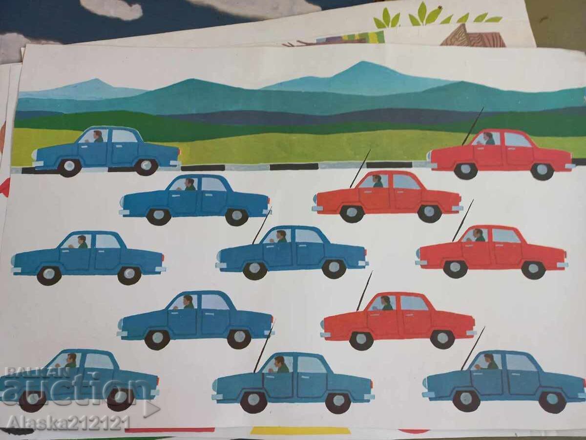 Afise, litografii - Lecții pentru copii - 5