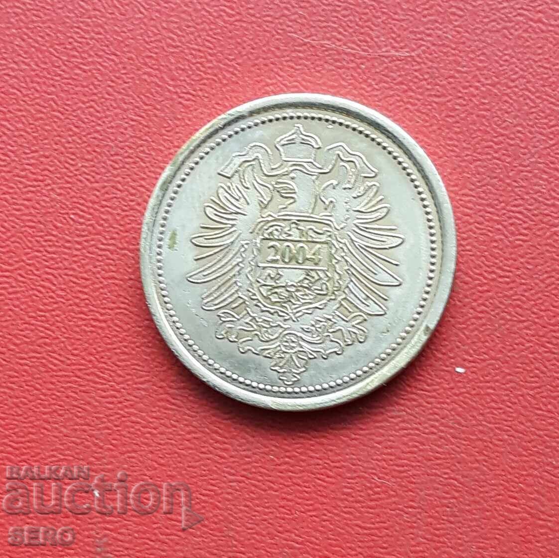 Germania - 1 marcă 1873 - replică din 2004 cu preț 2.00 BGN | € 1.02