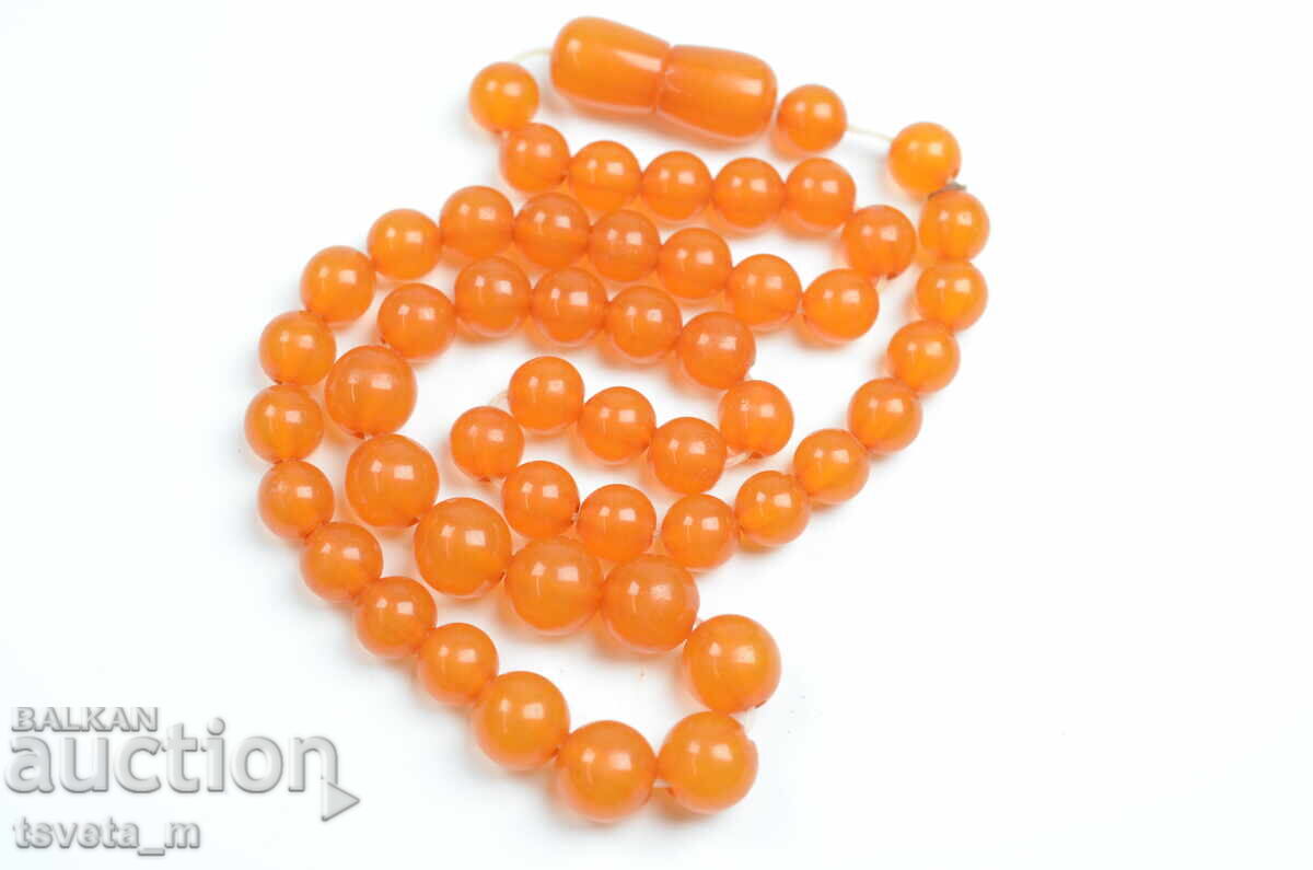 Δημοπρασία Κολιέ κεχριμπάρι 18,2 γρ