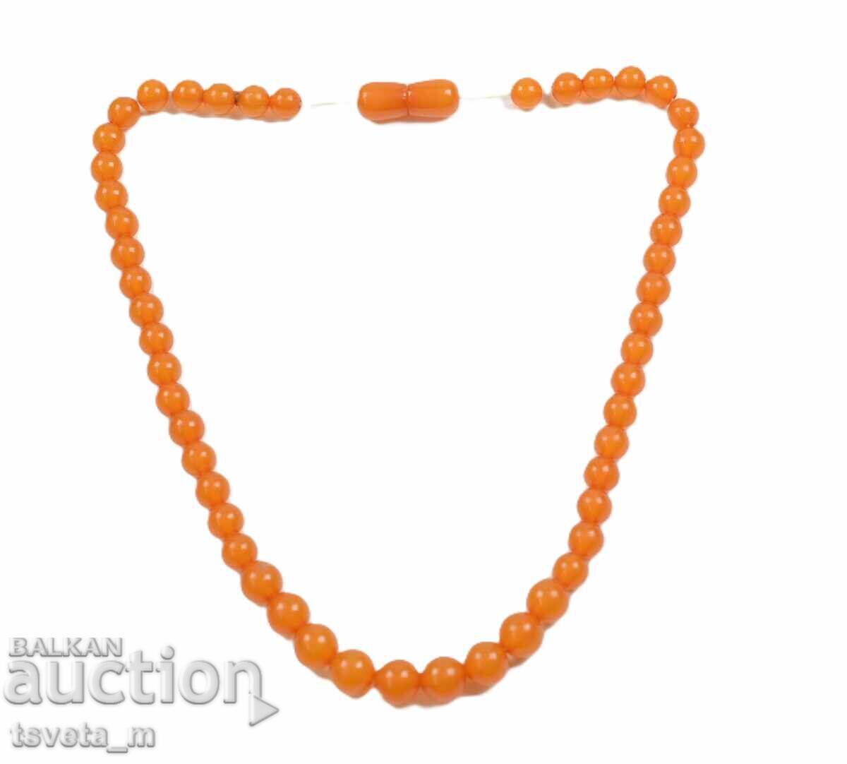 Κολιέ κεχριμπάρι 18,2 γρ