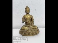 Sculptură / figură de bronz a unui Buddha meditativ. Nr. 7573