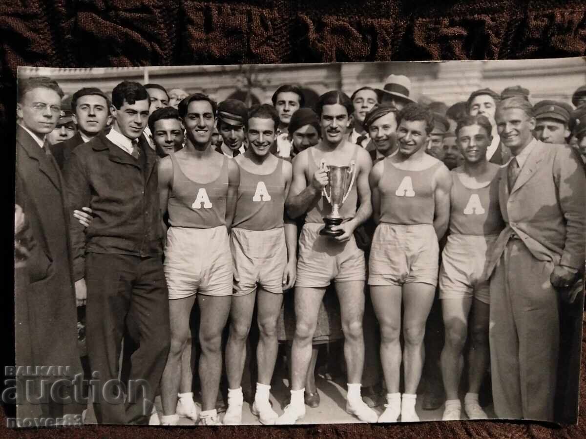 Old photo. Bulgaria. Sports. The 30s Old photo. Bulgaria. Sports. The 30s