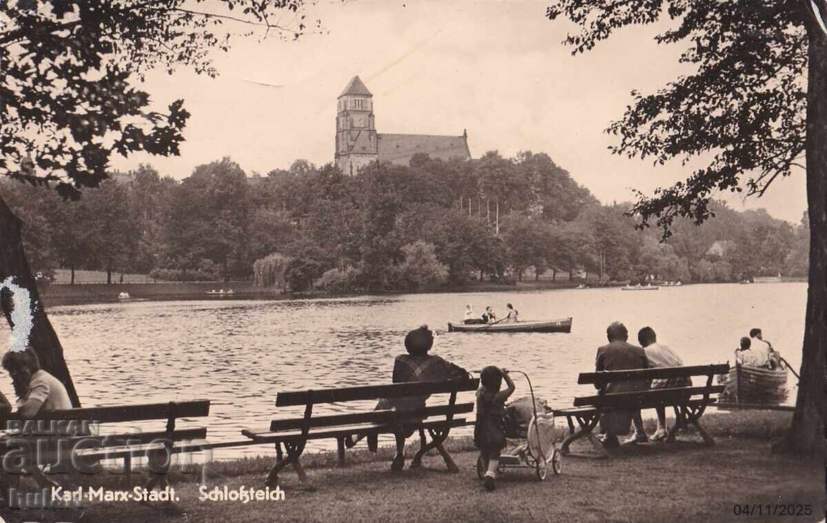 Пощенска картичка Германия Пътувала ПК Пощенска картичка Германия Пътувала ПК