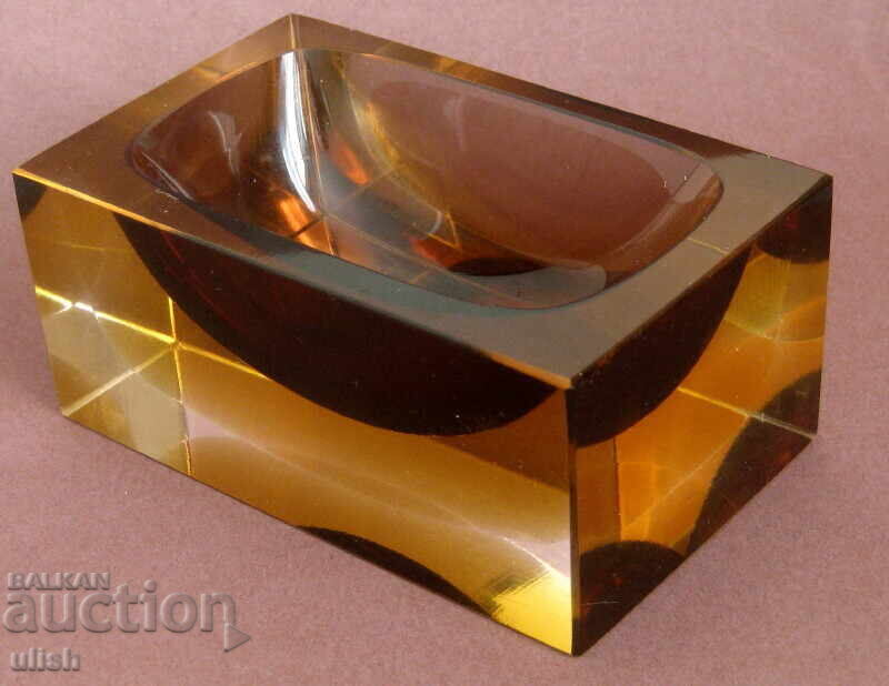 1960 Murano Sommerso Мурано фасет пепелник с цена 300.00 лв. | € 153.39 1960 Murano Sommerso Мурано фасет пепелник с цена 300.00 лв. | € 153.39