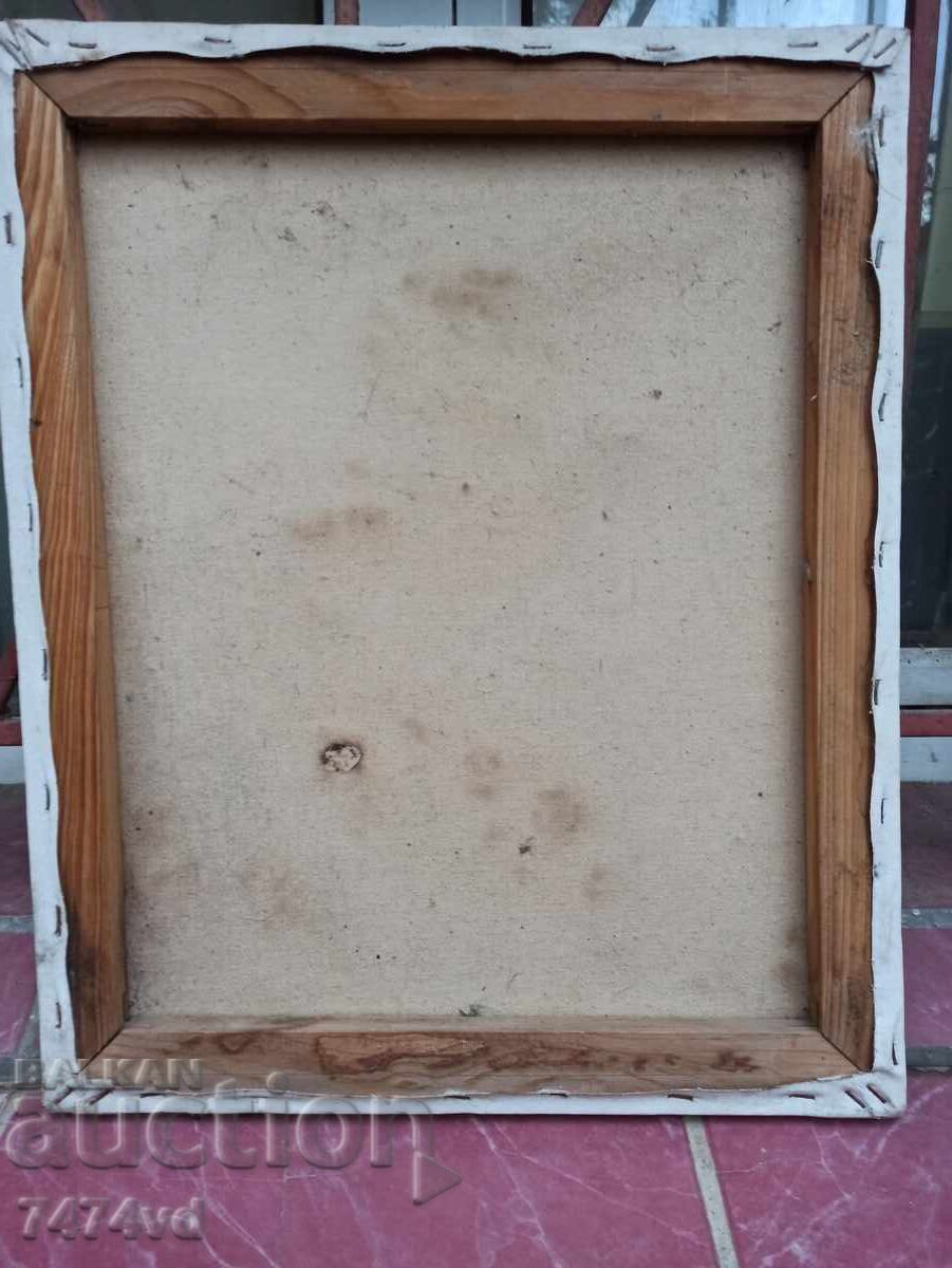 ИКОНА-ДЕВА МАРИЯ С МЛАДЕНЕЦА ,МАСЛО,ПОДПИСАНА - 7 ИКОНА-ДЕВА МАРИЯ С МЛАДЕНЕЦА ,МАСЛО,ПОДПИСАНА - 7