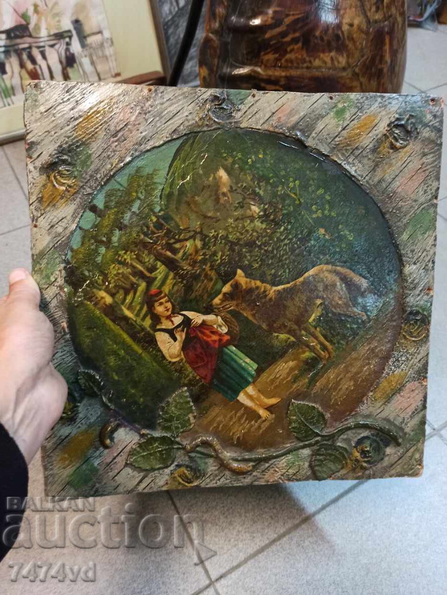 Δημοπρασία ΠΑΛΑΙΟ ΠΙΝΑΚΑΣ - Η ΚΟΚΚΙΝΟΠΑΝΙΑ ΛΑΔΙ ΣΕ ΧΑΡΤΟΝΙ Δημοπρασία ΠΑΛΑΙΟ ΠΙΝΑΚΑΣ - Η ΚΟΚΚΙΝΟΠΑΝΙΑ ΛΑΔΙ ΣΕ ΧΑΡΤΟΝΙ