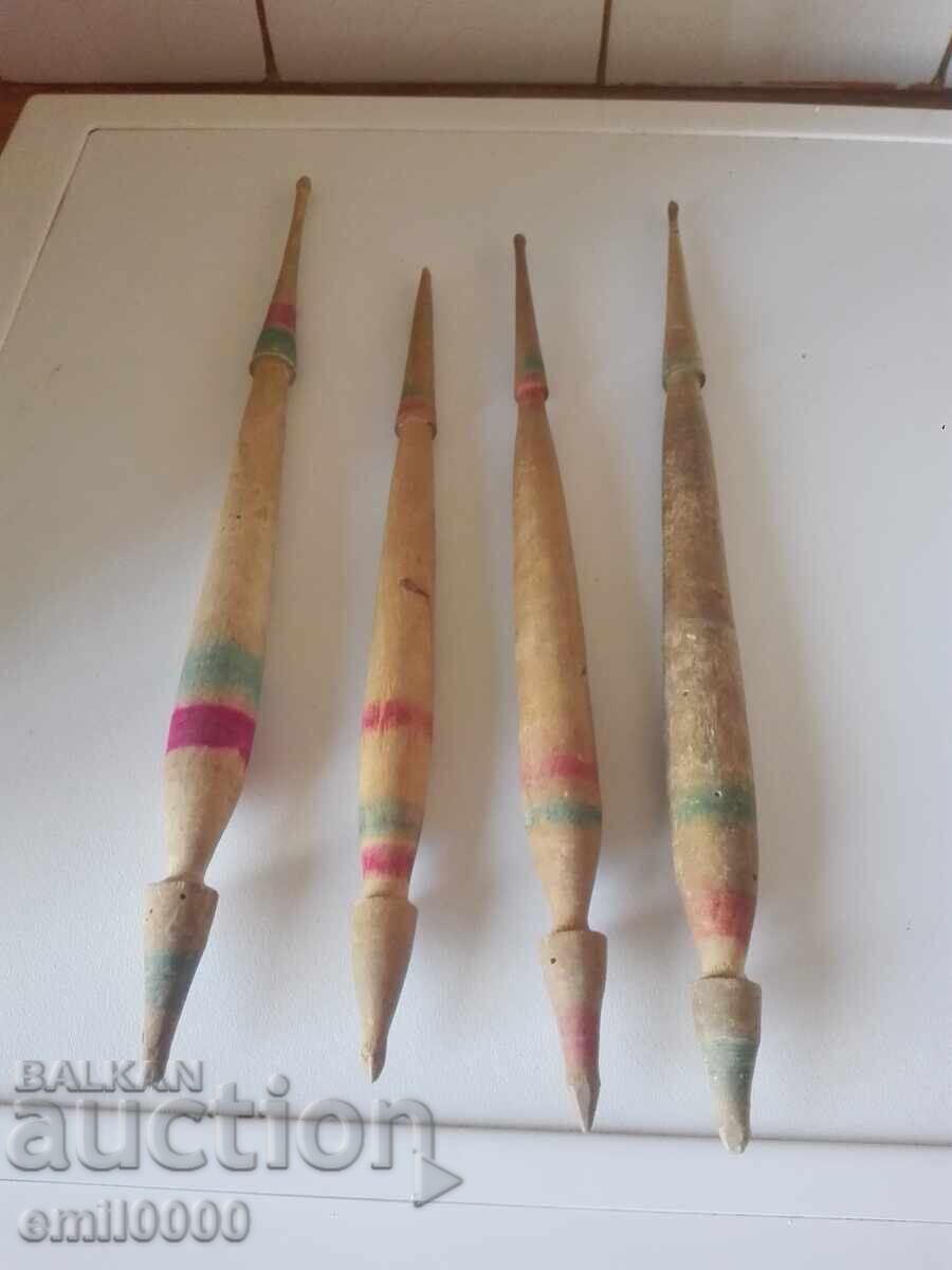 Old written spindles Old written spindles