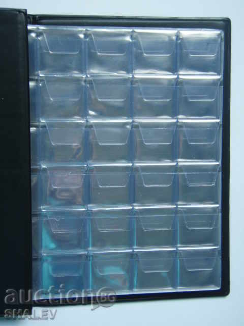 Folder for 192 coins with a diameter of up to 23 mm. Folder for 192 coins with a diameter of up to 23 mm.