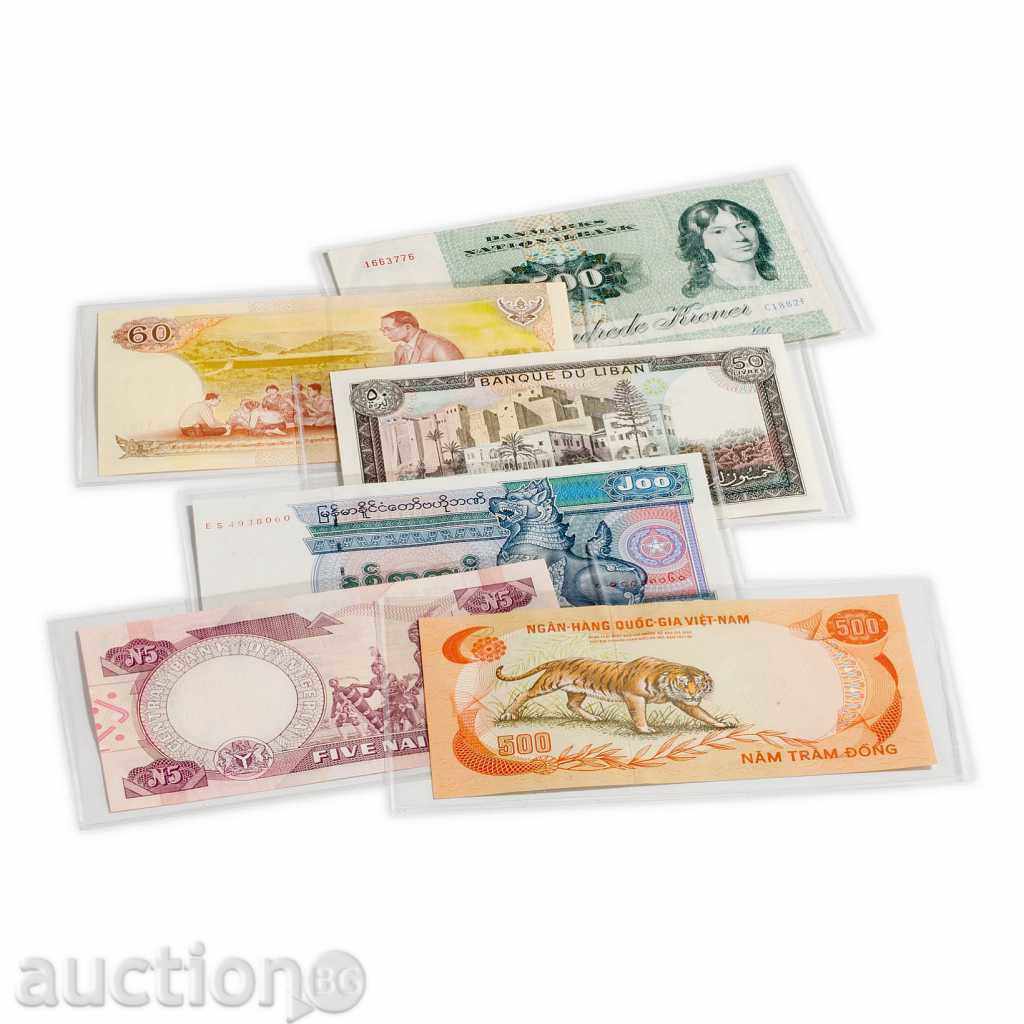 Licitație BASIC 170 pachete transparente pentru bancnote 50 buc. la pachet(1499)